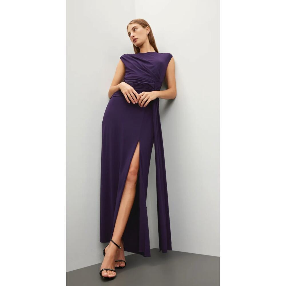 HALSTON Giovanna Gown in Purple Size 8
